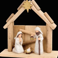 Absolu Chic houten kerststal