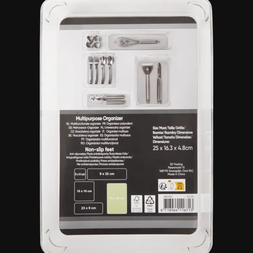 Anti-slip organizer