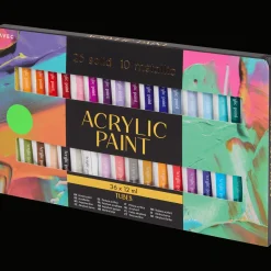 Avec acrylverfset