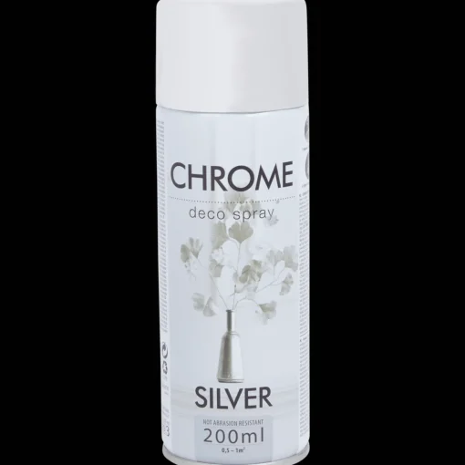 Chroom spuitverf zilver