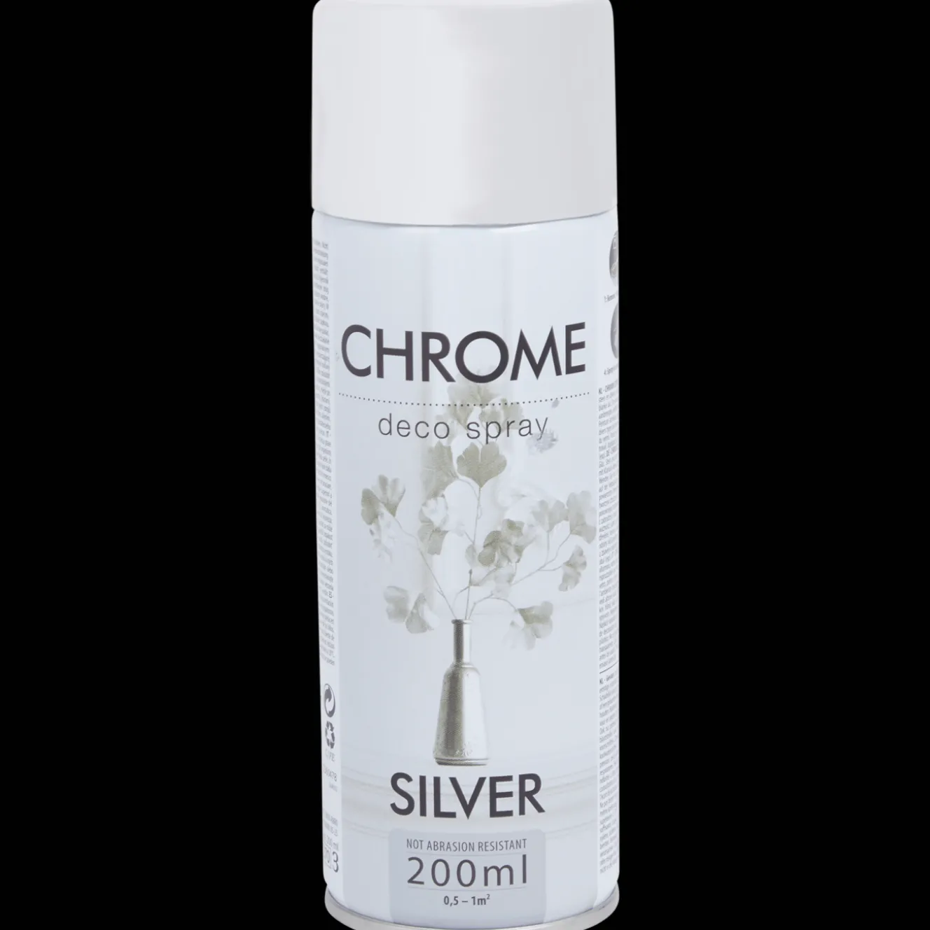 Chroom spuitverf zilver