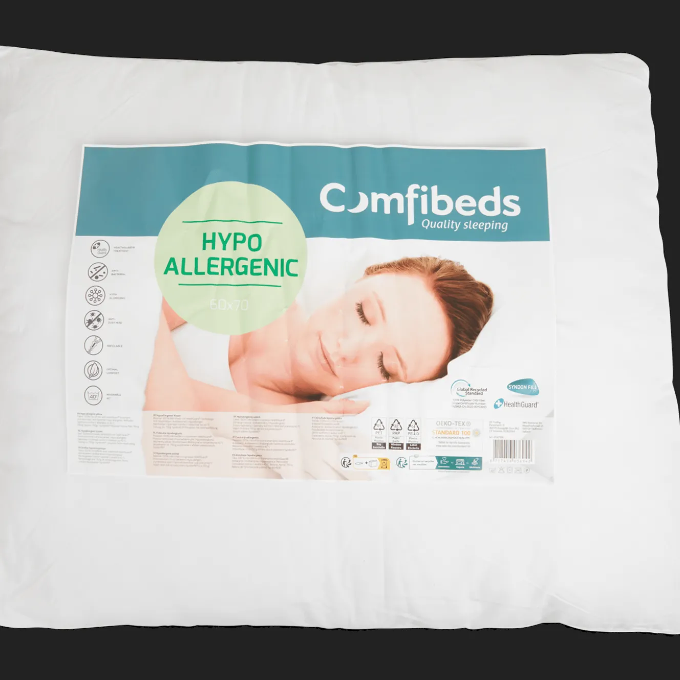 Comfibeds hypoallergeen hoofdkussen