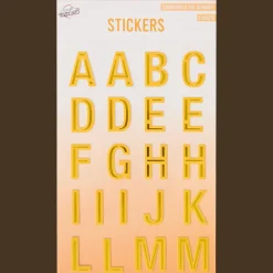 Craft Universe alfabet stickers