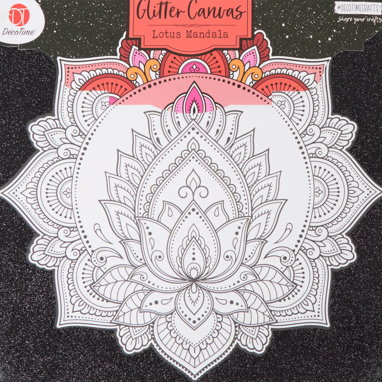 DécoTime kleur je eigen glitter-canvas