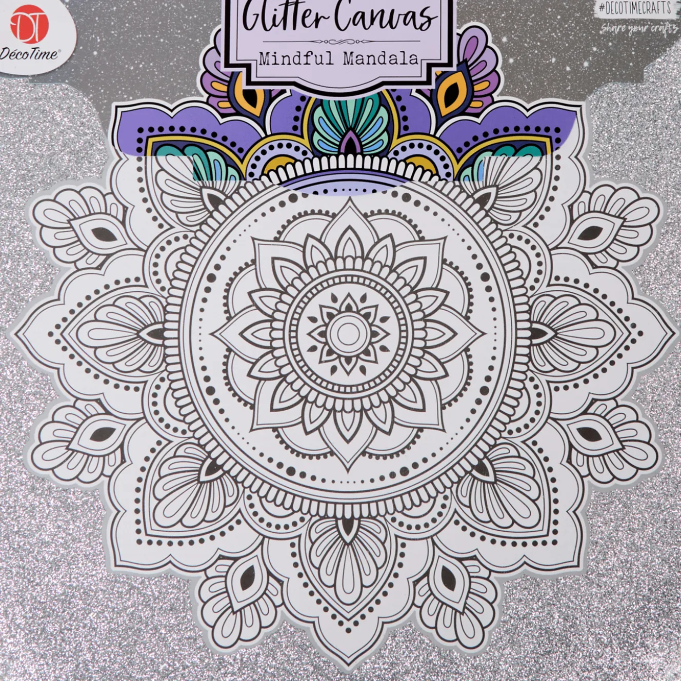 DécoTime kleur je eigen glitter-canvas