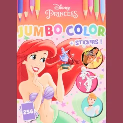 Disney kleur- en stickerboek