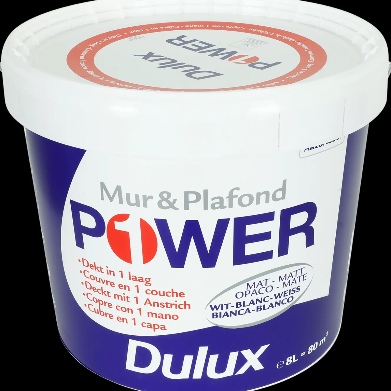 Dulux Power muurverf mat wit