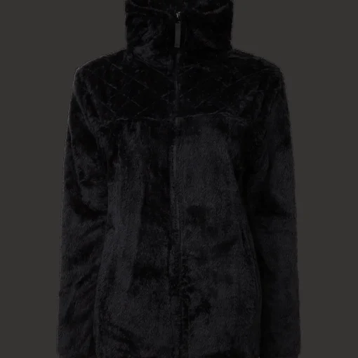 Fleecevest met capuchon