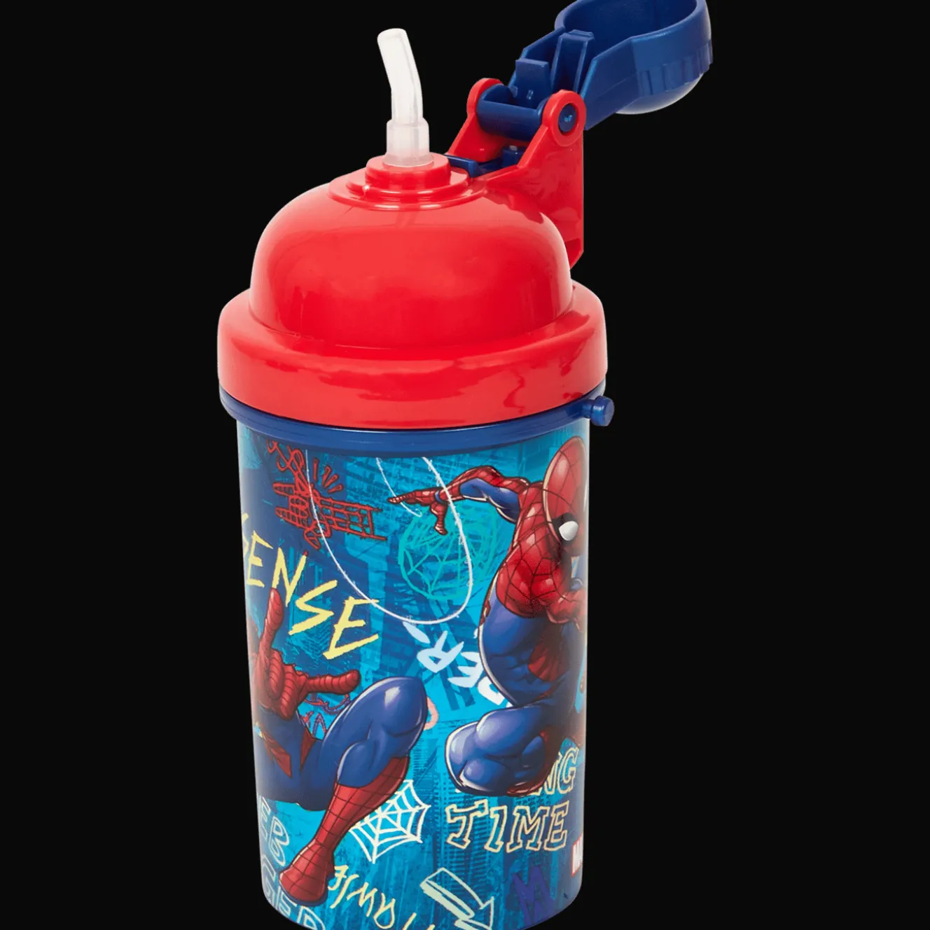 Flip-top drinkbeker
