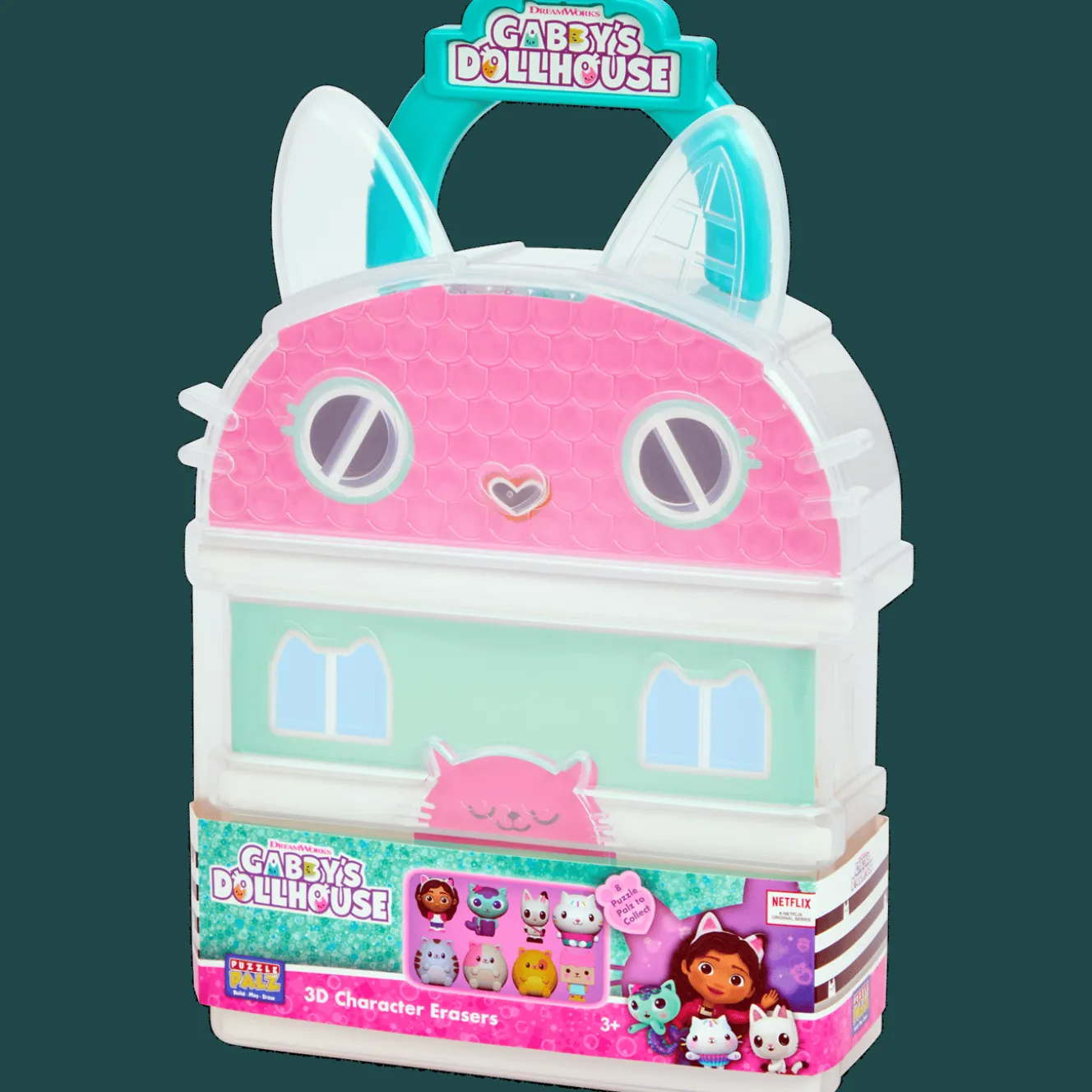 Gabby's Dollhouse koffer met 3D-figuren