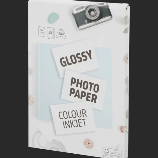Glanzend fotopapier