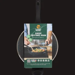 Hapjespan met glazen deksel