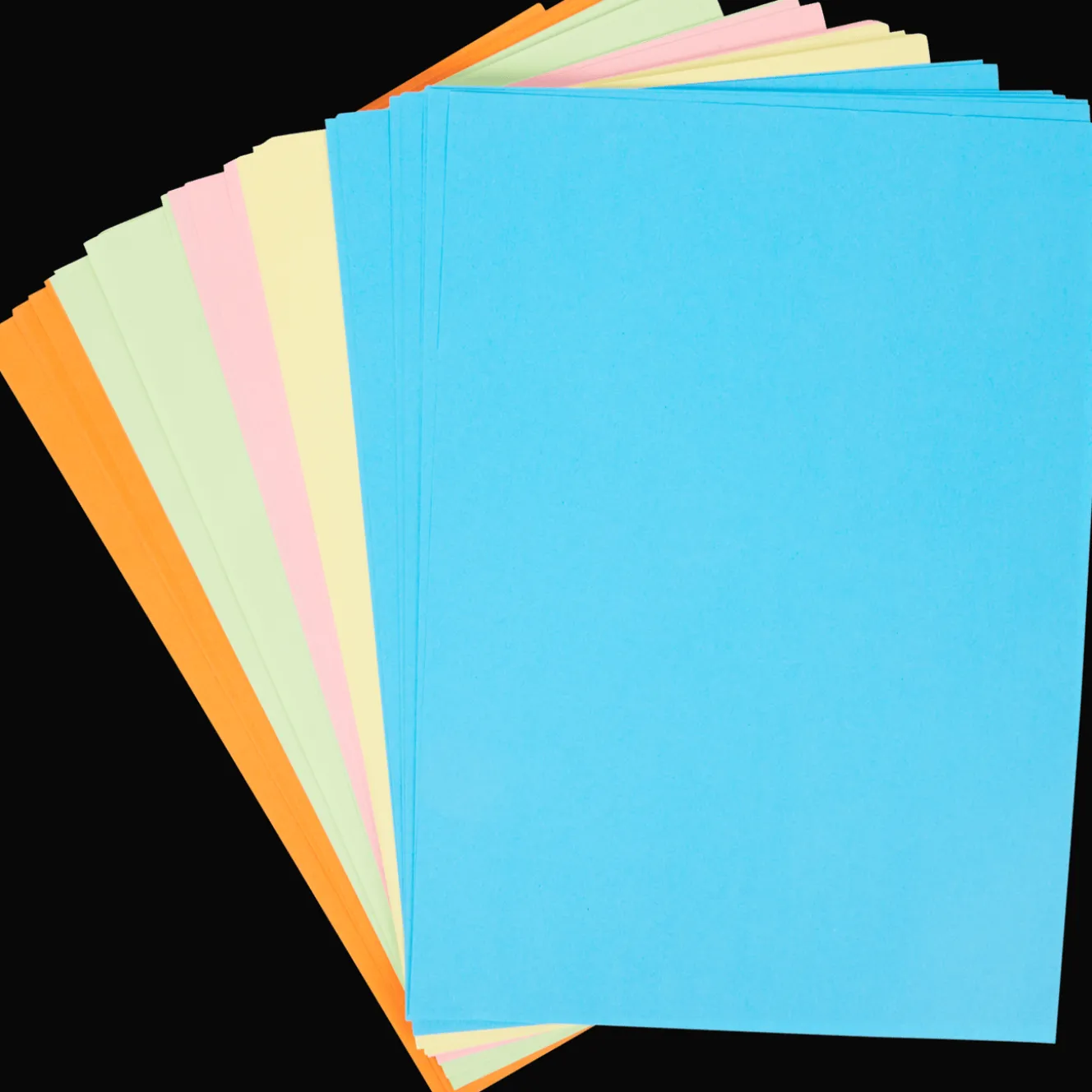 Kids Creative gekleurd knutselpapier