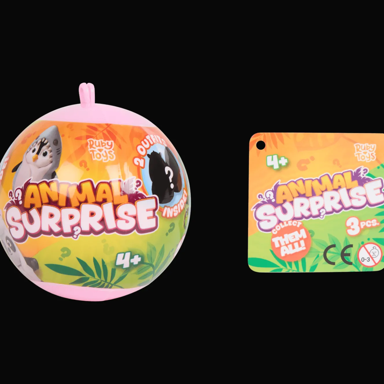 Knijpdiertjes in verrassingsbal