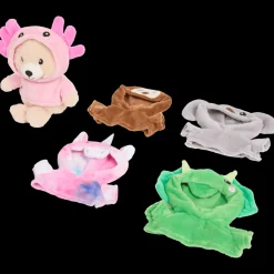 Knuffelbeer met kleding
