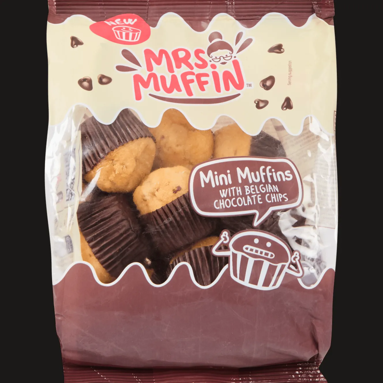 Mr. Brownie mini muffins Mrs. Muffin