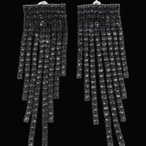 Oorbellen met glittersteentjes