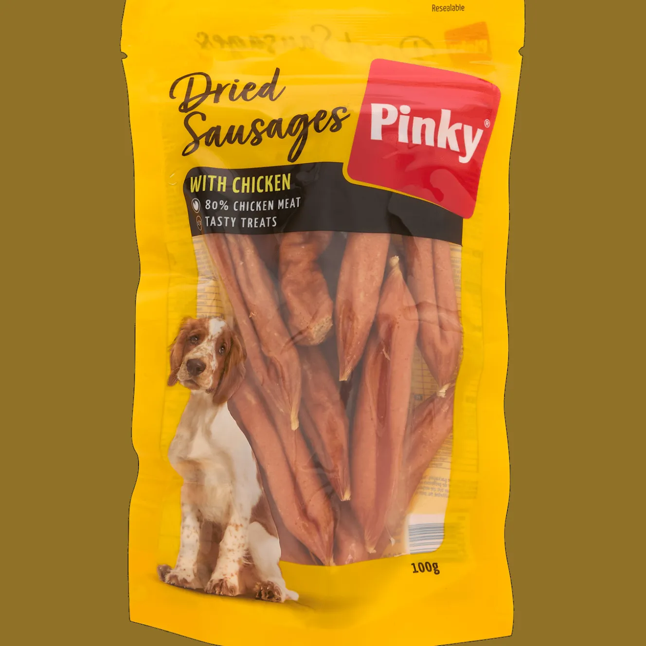 Pinky gedroogde worstjes