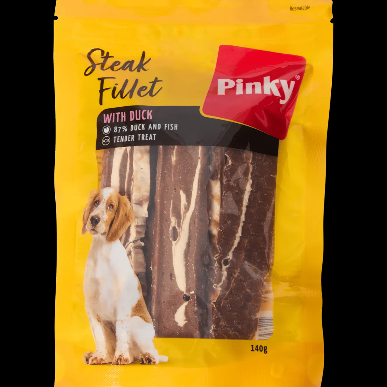 Pinky hondensnacks Steak Fillets