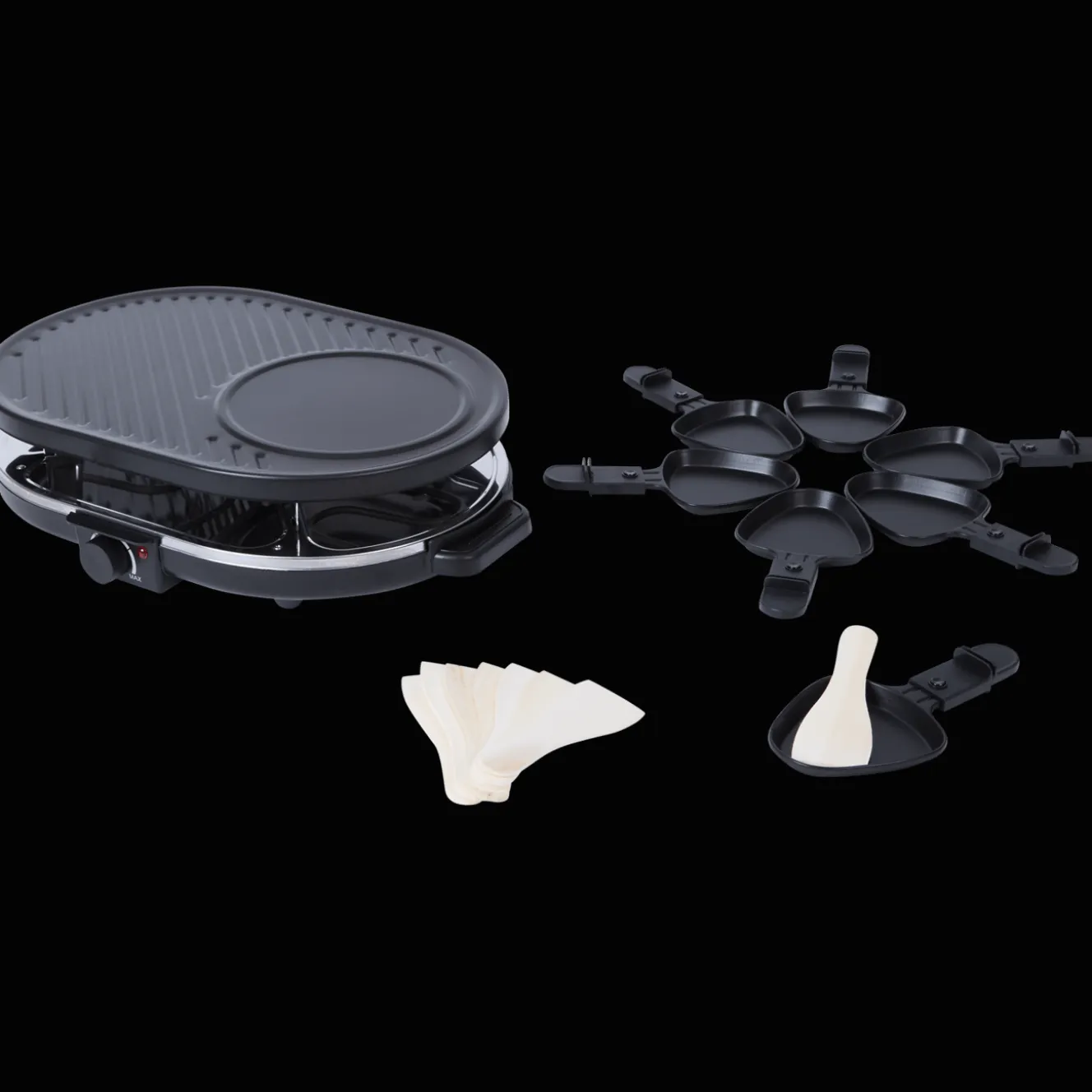 Raclette- en gourmetset