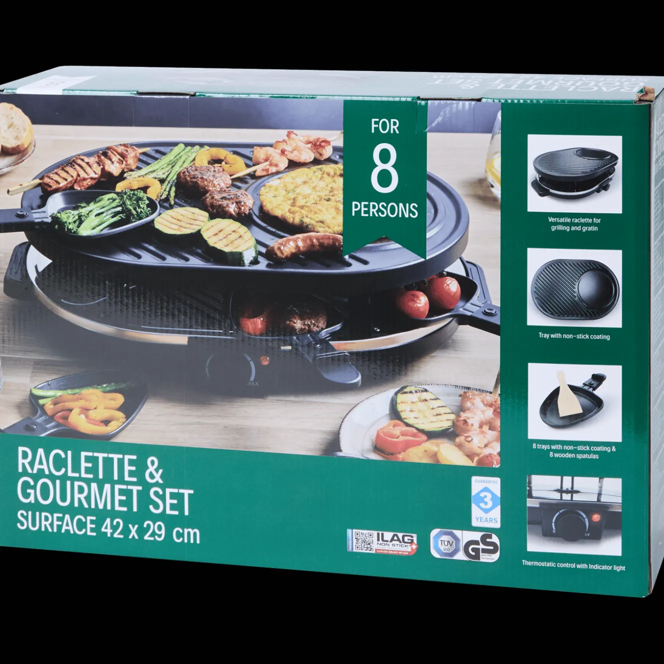 Raclette- en gourmetset