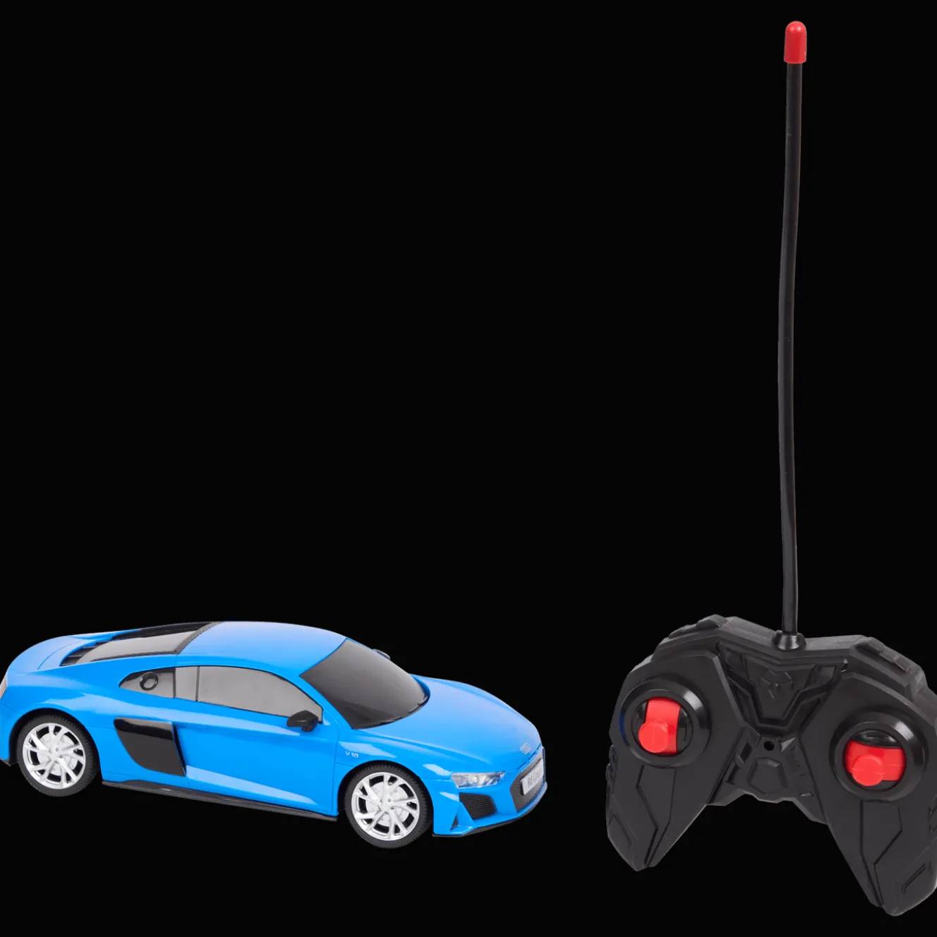 Radiografisch bestuurbare auto