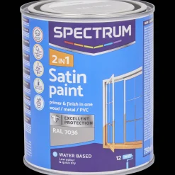 Spectrum 2-in-1 zijdeglanslak RAL 7036