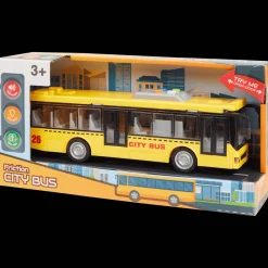 Speelgoed-stadsbus met geluid