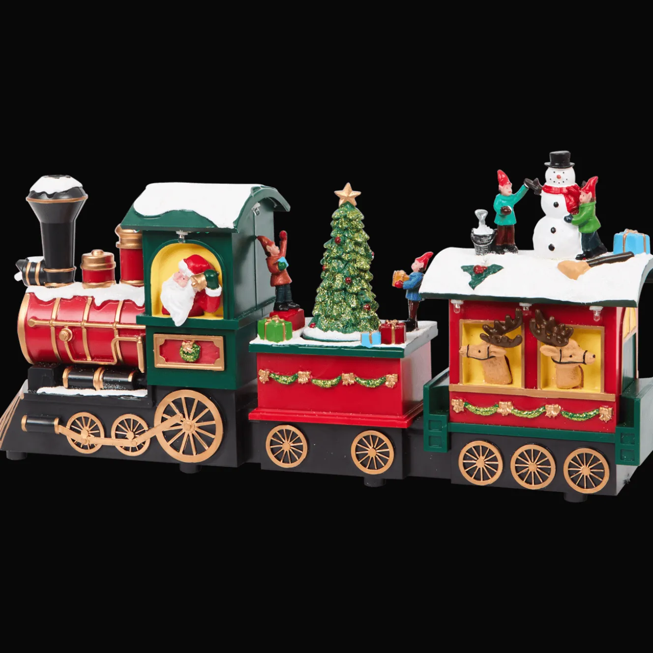 Trein kersttafereel