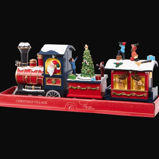 Trein kersttafereel