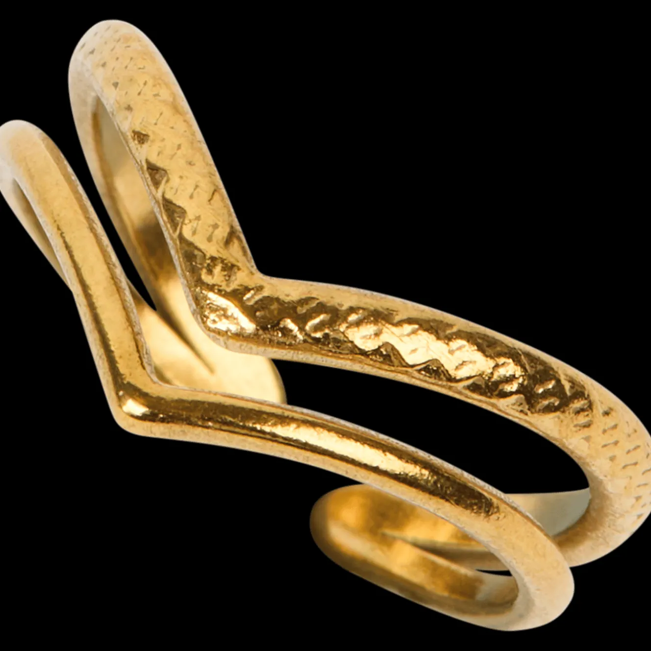 Vergulde ring