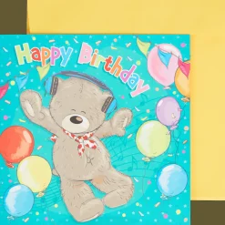 Verjaardagskaart met licht en geluid