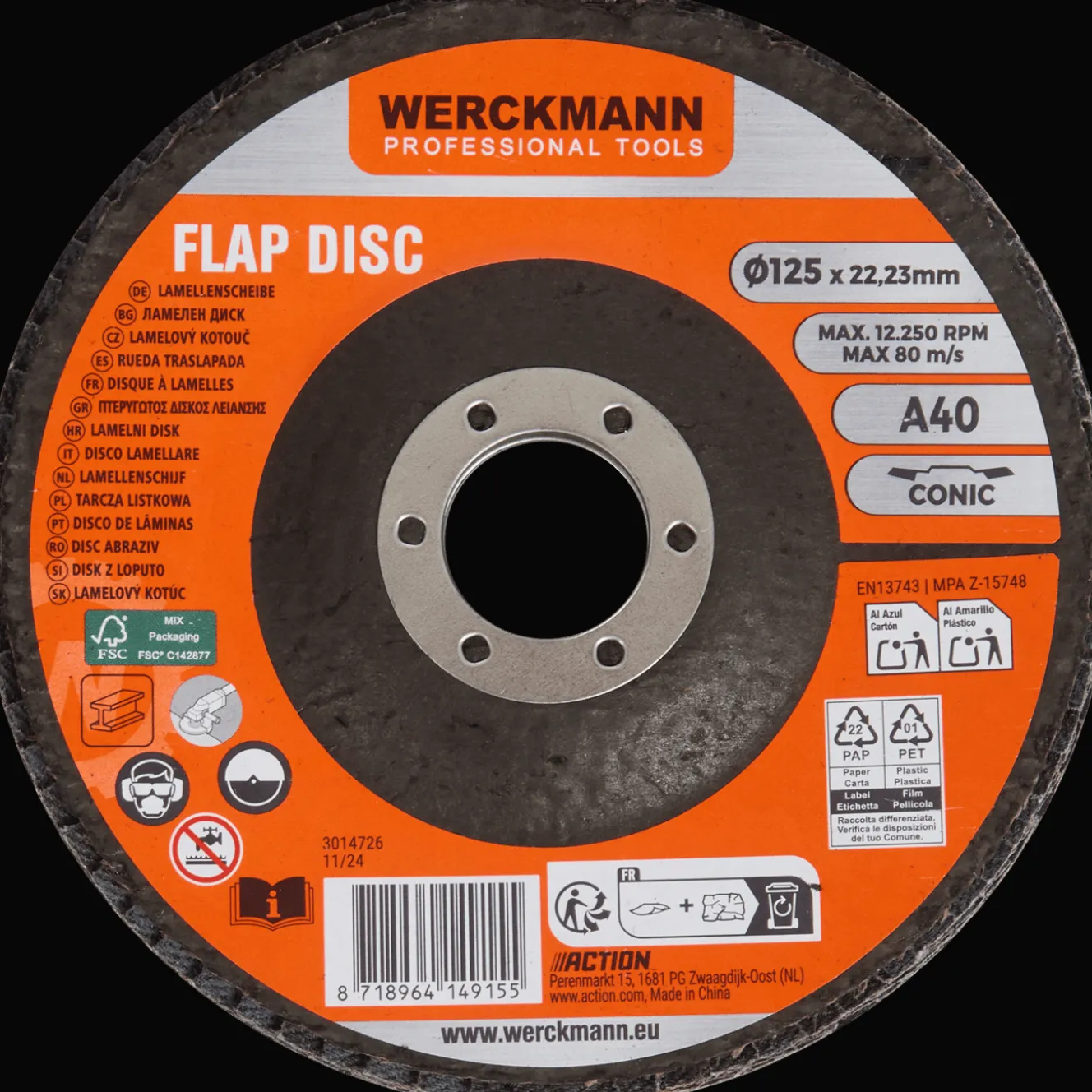 Werckmann lamellenschijf